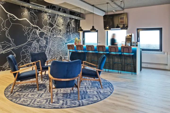 Barelement OfficeZ Kennemerhaghe door Perla Kantoorinrichting