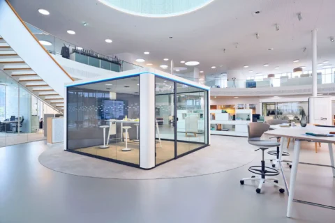 Grote vergaderunit Sedus se cube Max