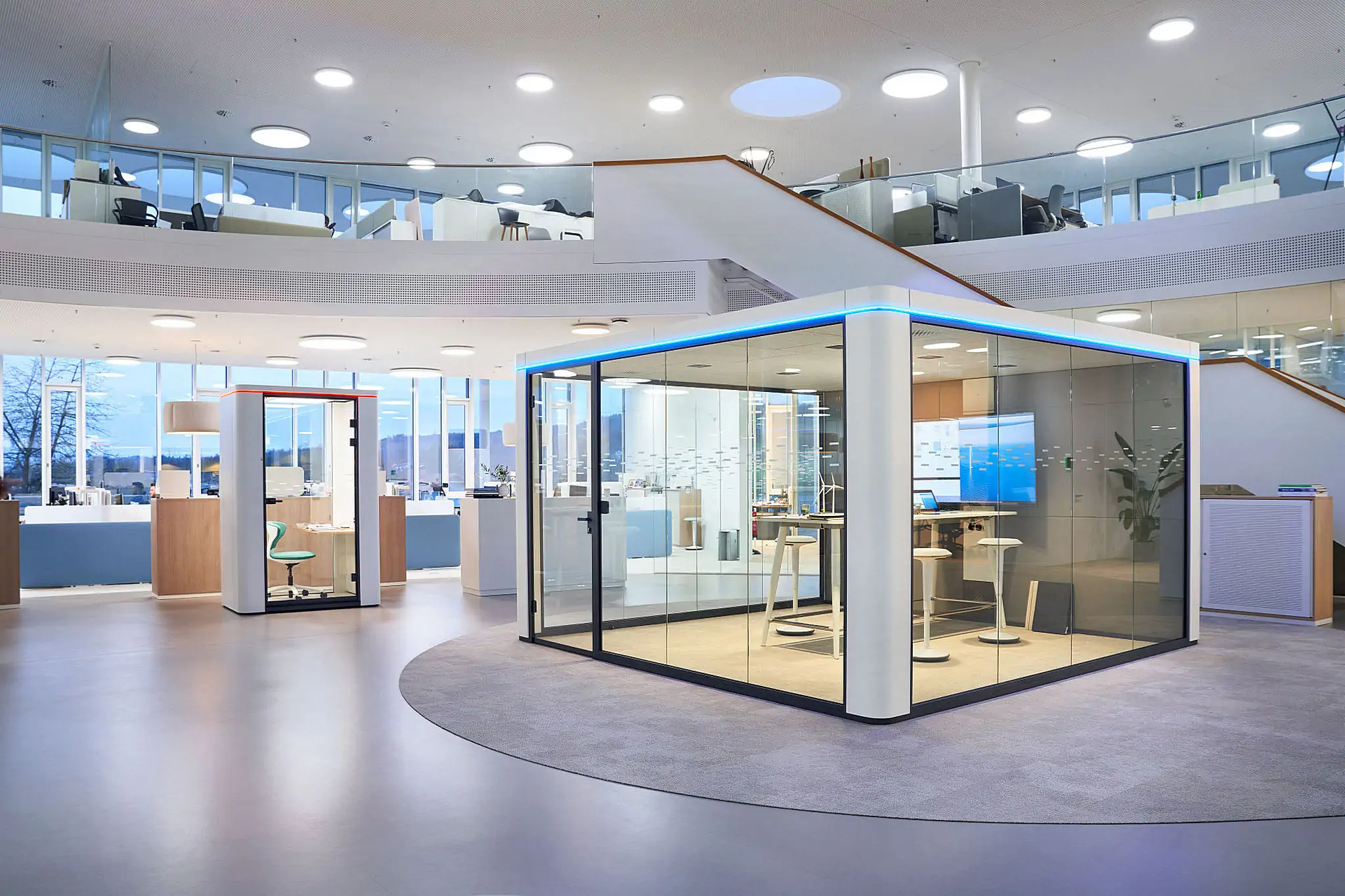 Groot formaat concentratie unit se cube MAX van Sedus