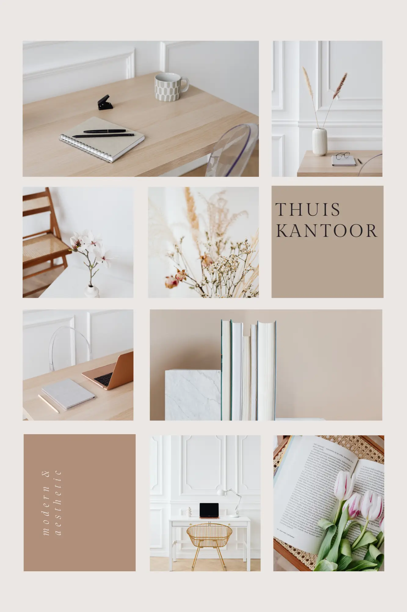 Voorbeeld van een moodboard